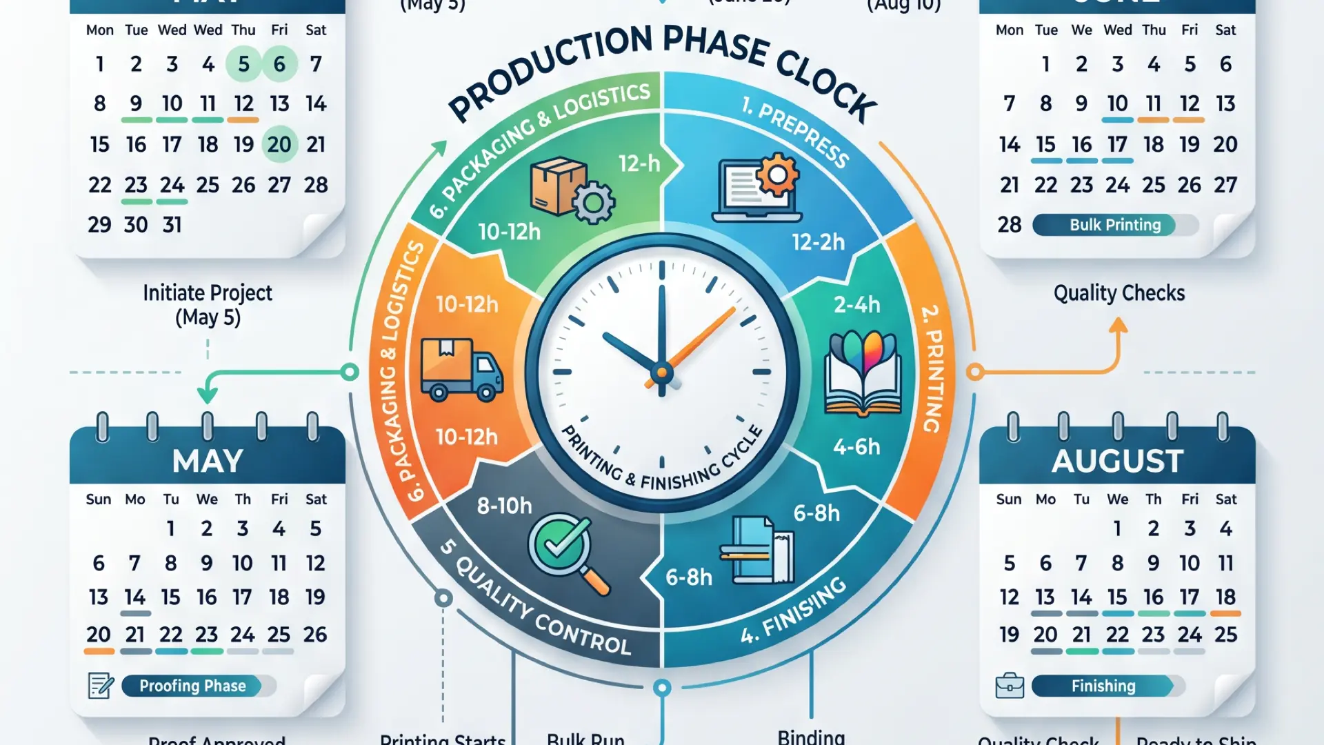 Book printing production line