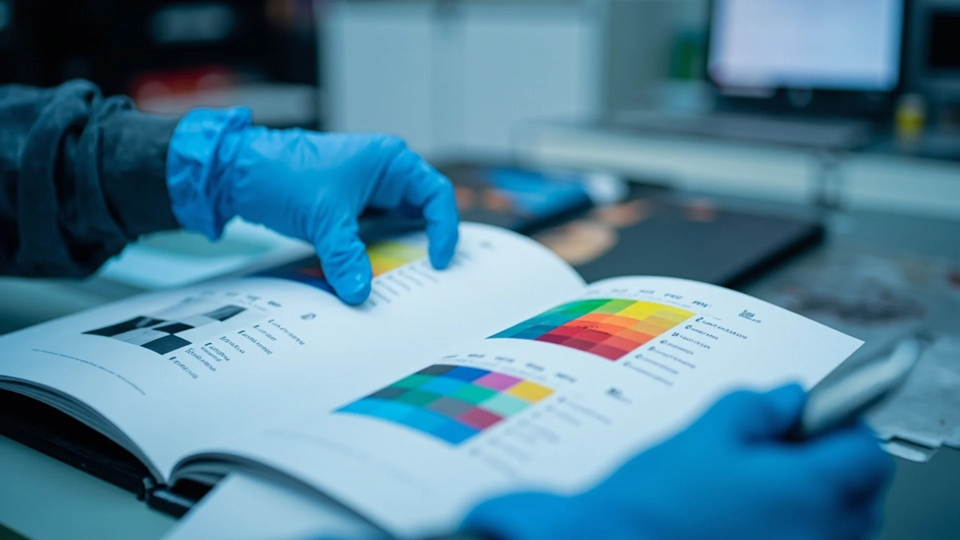 Color calibration and quality inspection process for print samples