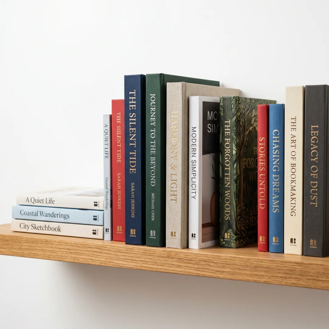 Digital sample book finished product showcase